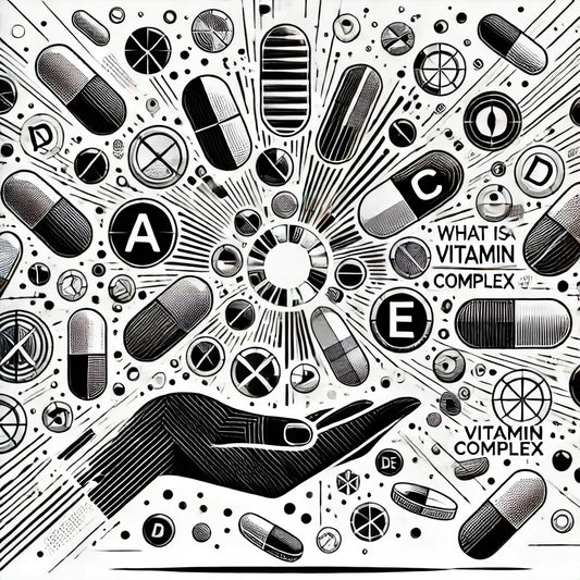 B-complex vitamins in a bottle, supporting energy and cognitive health